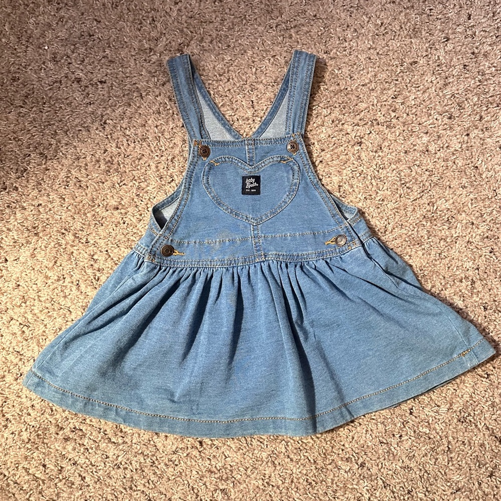 Denim Overalls Dress